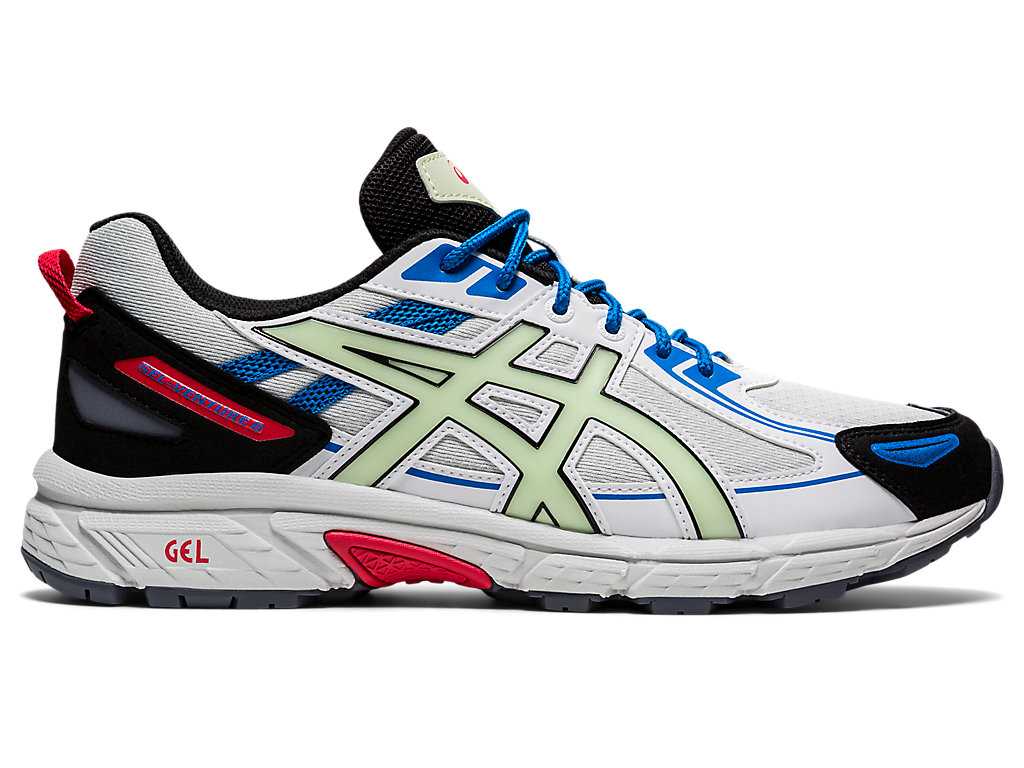 Buty Sportowe Męskie Asics Gel-venture 6 Szare Zielone | 58971-BRSH