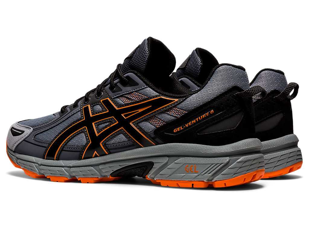 Buty Sportowe Męskie Asics Gel-venture 6 Czarne | 92034-VTRK