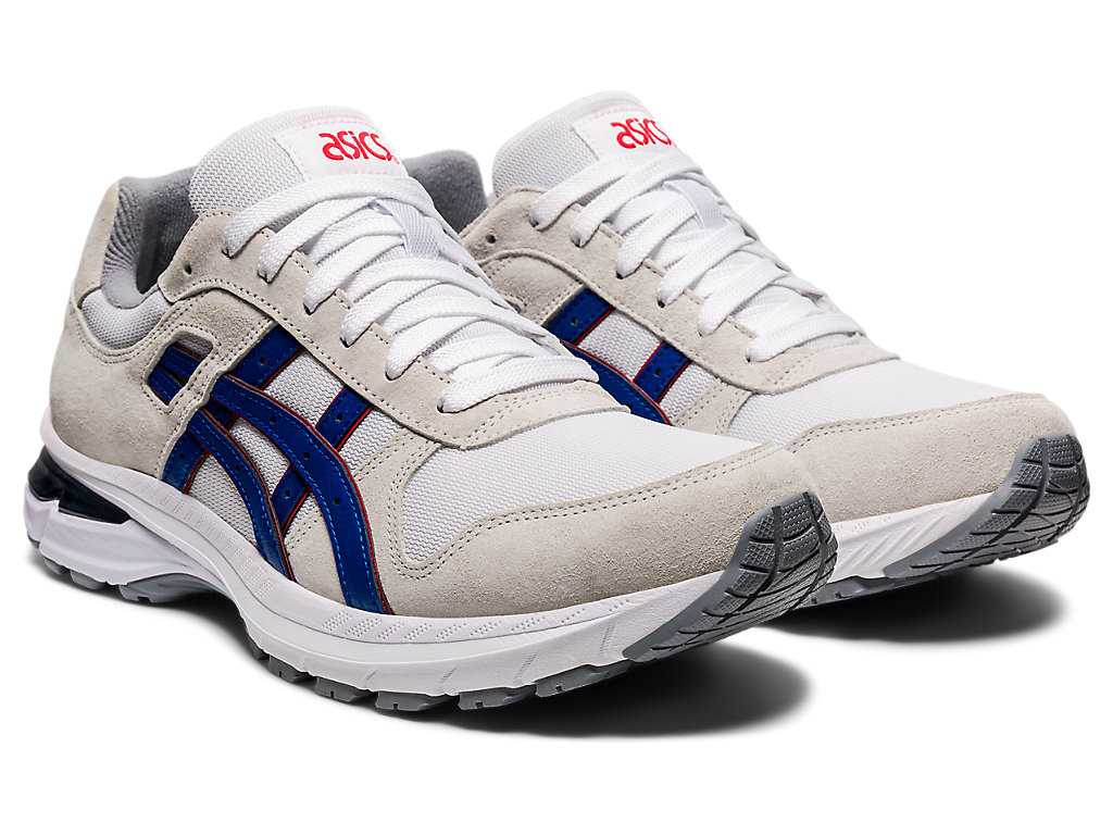 Buty Sportowe Męskie Asics Gt-ii 2000 Białe Niebieskie | 10785-PNLQ