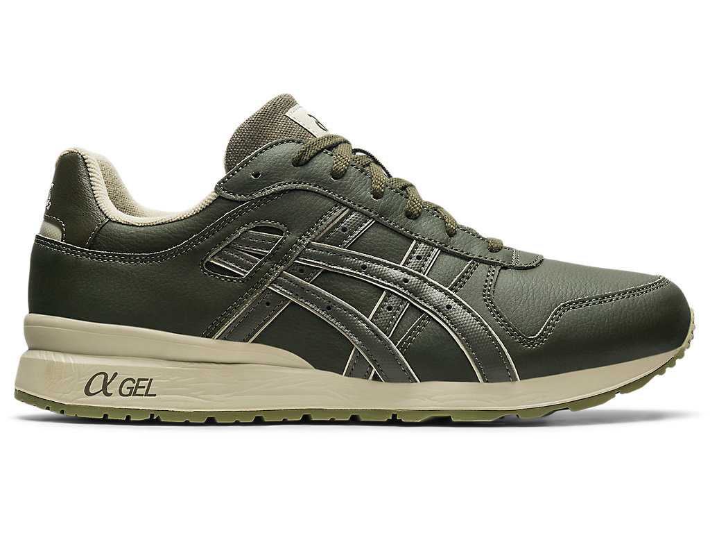 Buty Sportowe Męskie Asics Gt-ii Oliwkowe Zielone | 05876-GSTJ