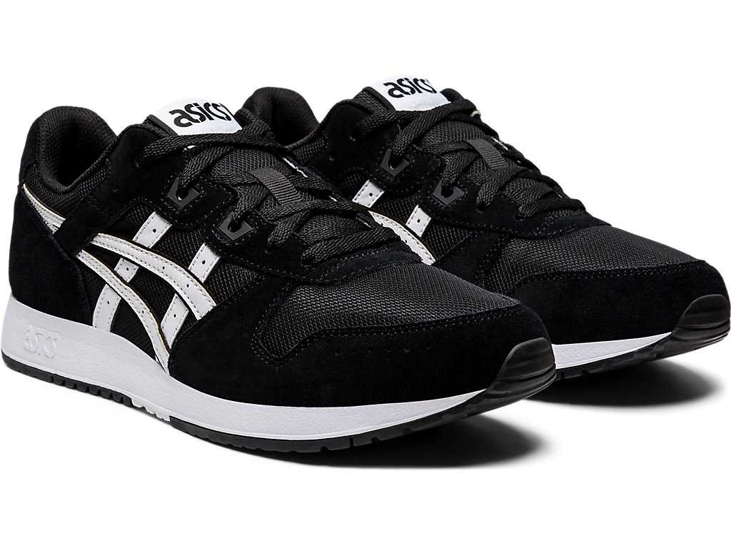 Buty Sportowe Męskie Asics Lyte Klasyczne Czarne Białe | 50924-RXUV