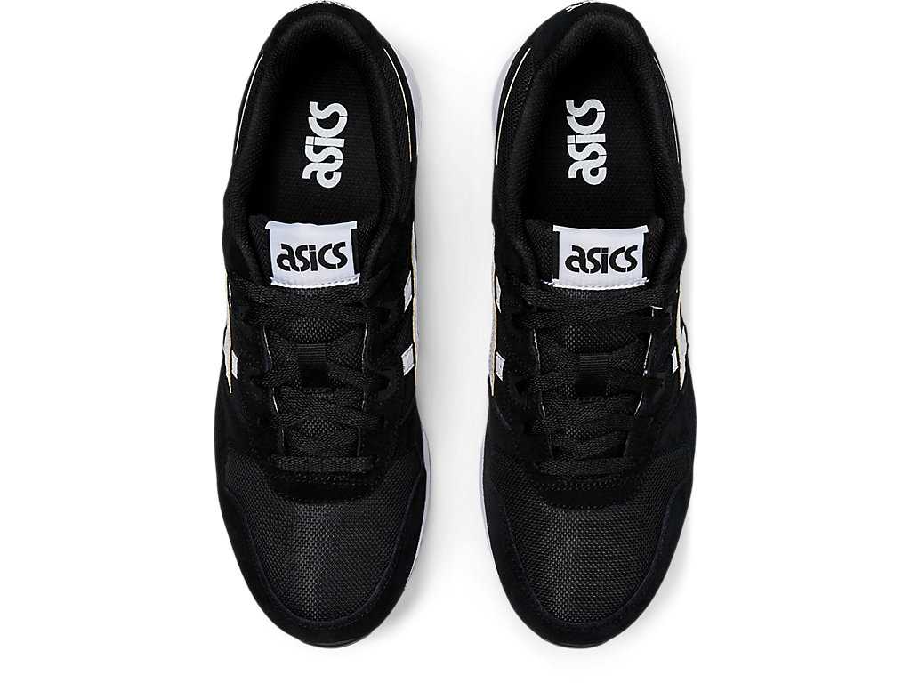 Buty Sportowe Męskie Asics Lyte Klasyczne Czarne Białe | 50924-RXUV