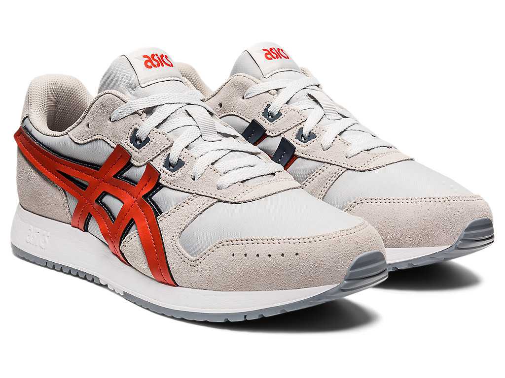 Buty Sportowe Męskie Asics Lyte Klasyczne Szare Czerwone | 96785-YAXG