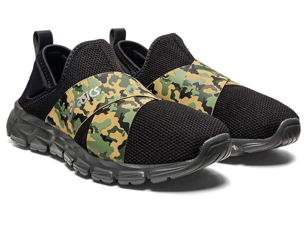 Buty Sportowe Męskie Asics Quantum Lyte Slip-on Czarne Camo | 19406-TALX