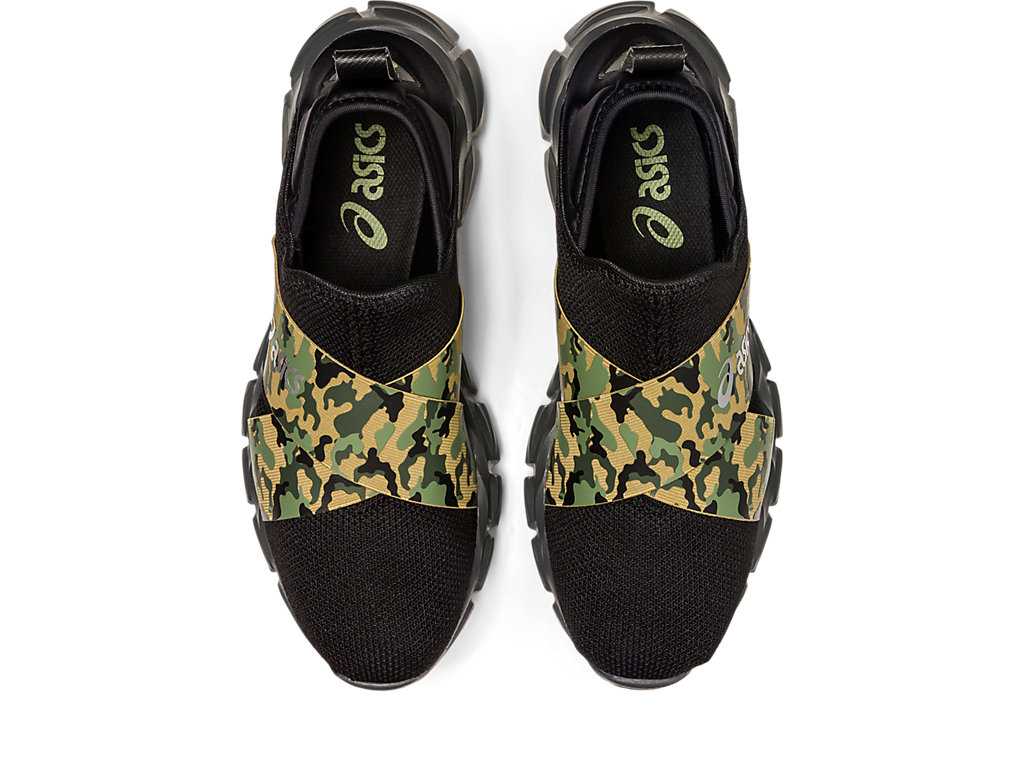 Buty Sportowe Męskie Asics Quantum Lyte Slip-on Czarne Camo | 19406-TALX