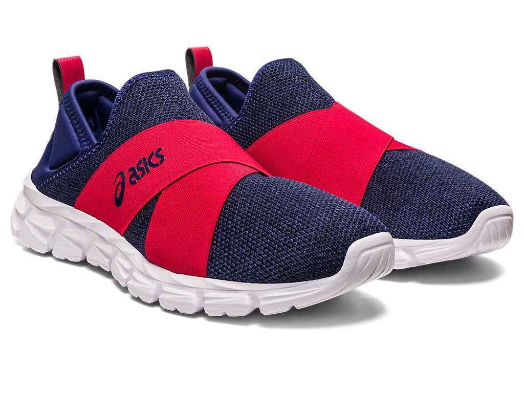 Buty Sportowe Męskie Asics Quantum Lyte Slip-on Indygo Niebieskie Czerwone | 82154-CFQV