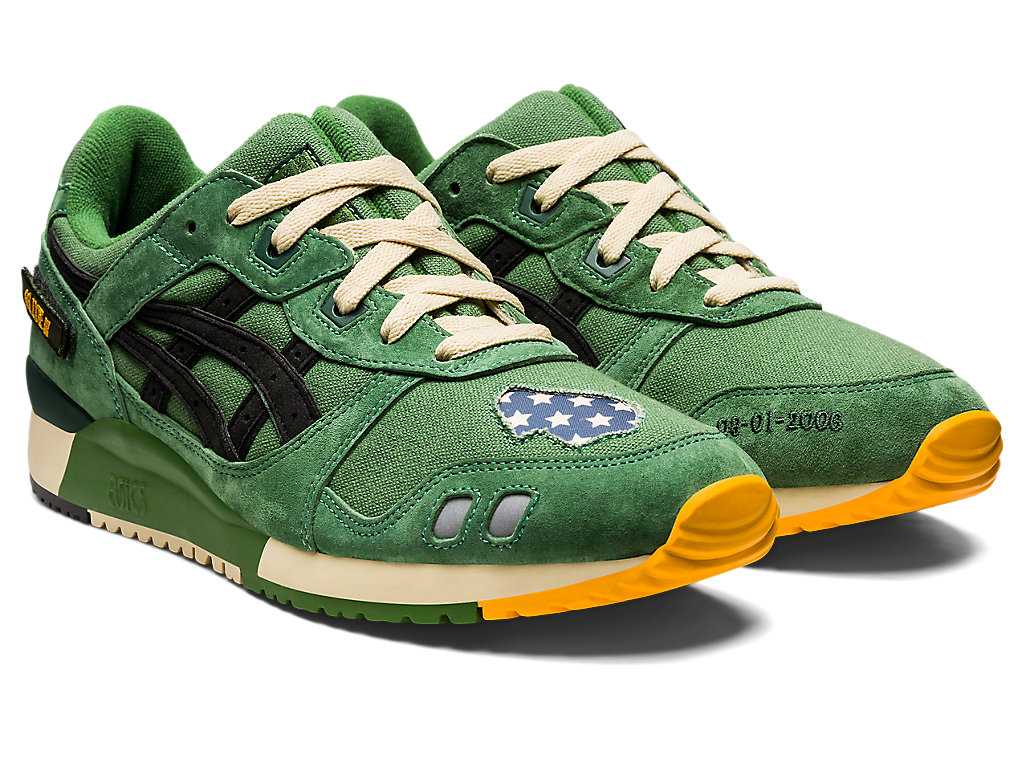 Buty Sportowe Męskie Asics Sneaker Politics X Gel-lyte Iii Og Czarne | 59872-AJXZ