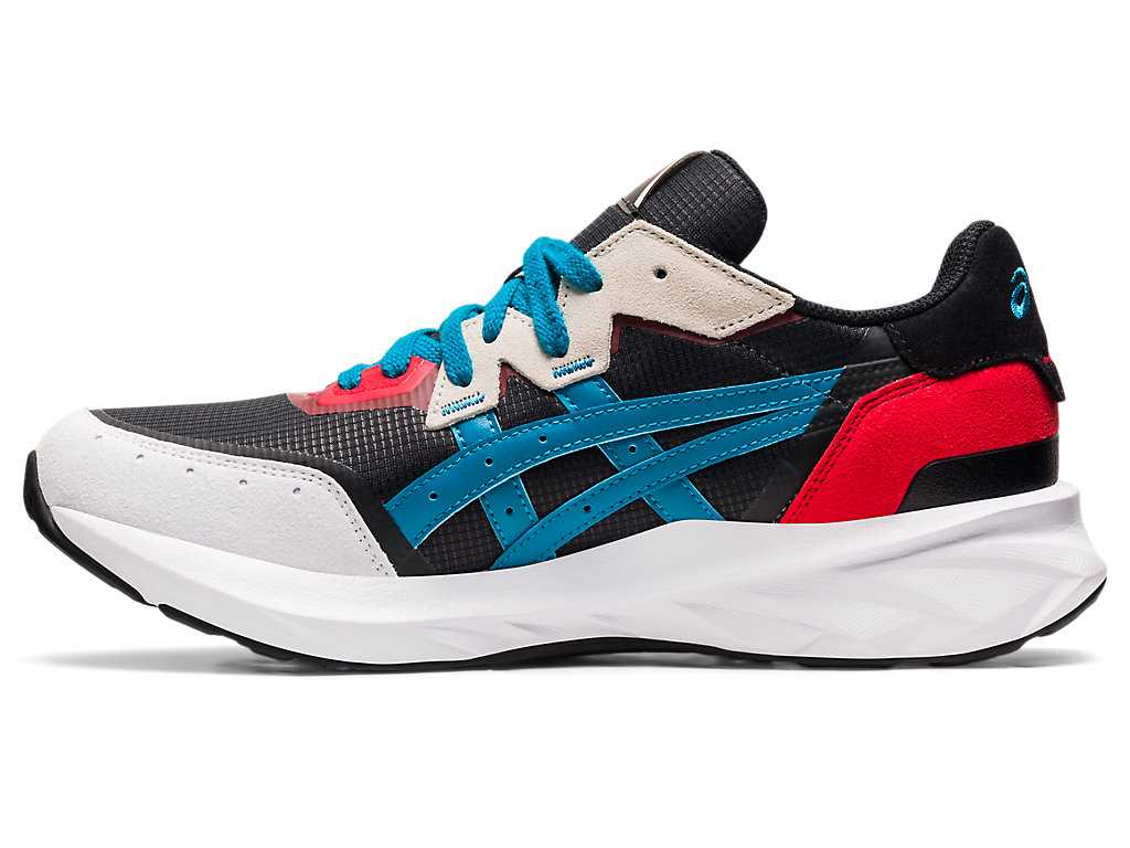 Buty Sportowe Męskie Asics Tarther Blast Czarne Niebieskie | 54918-BIDR