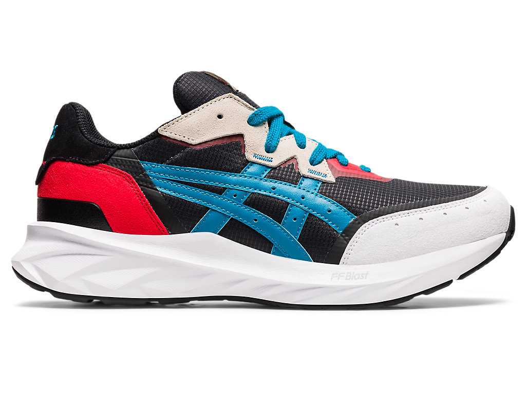 Buty Sportowe Męskie Asics Tarther Blast Czarne Niebieskie | 54918-BIDR