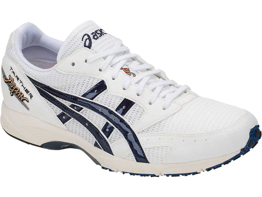 Buty Sportowe Męskie Asics Tarther Japan Białe Niebieskie | 47829-PQKV