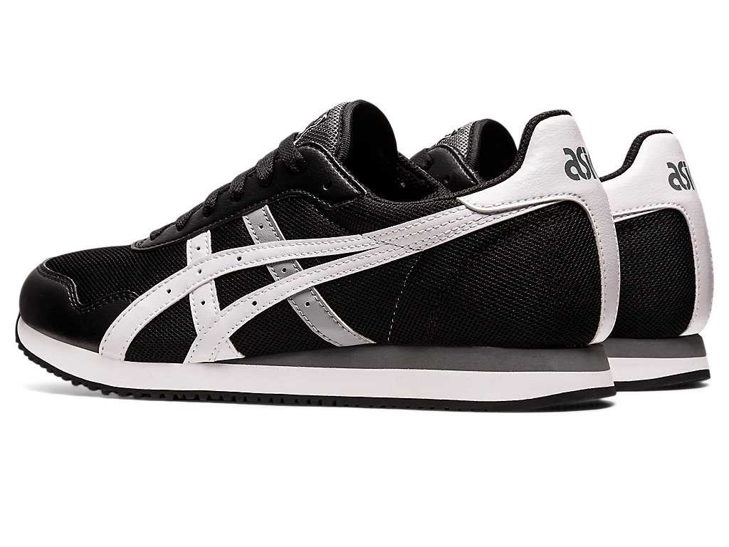 Buty Sportowe Męskie Asics Tiger Runner Czarne Białe | 01763-SNQH