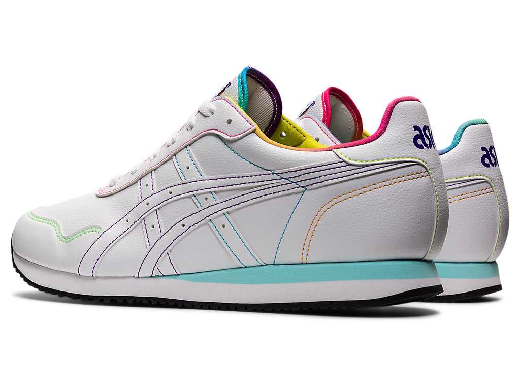 Buty Sportowe Męskie Asics Tiger Runner Białe Białe | 24809-NDQI