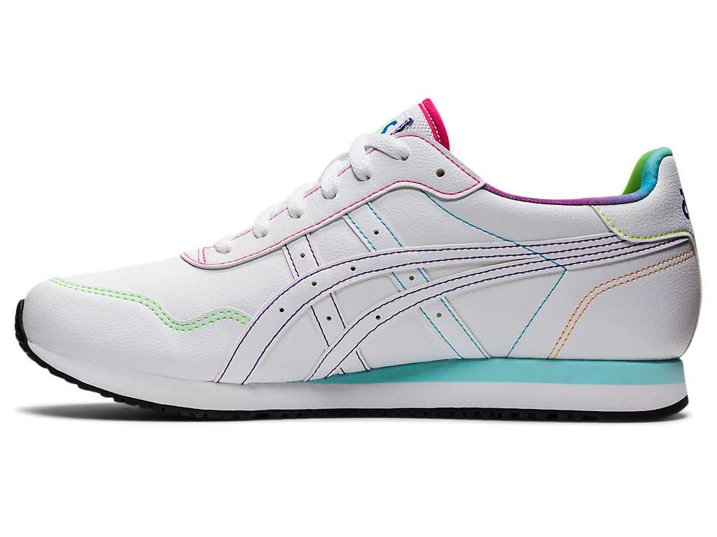 Buty Sportowe Męskie Asics Tiger Runner Białe Białe | 24809-NDQI