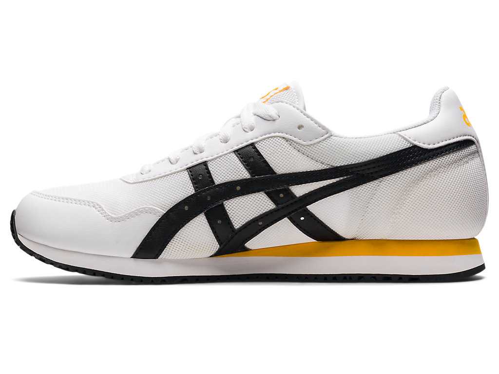 Buty Sportowe Męskie Asics Tiger Runner Białe Czarne | 52380-GFCQ