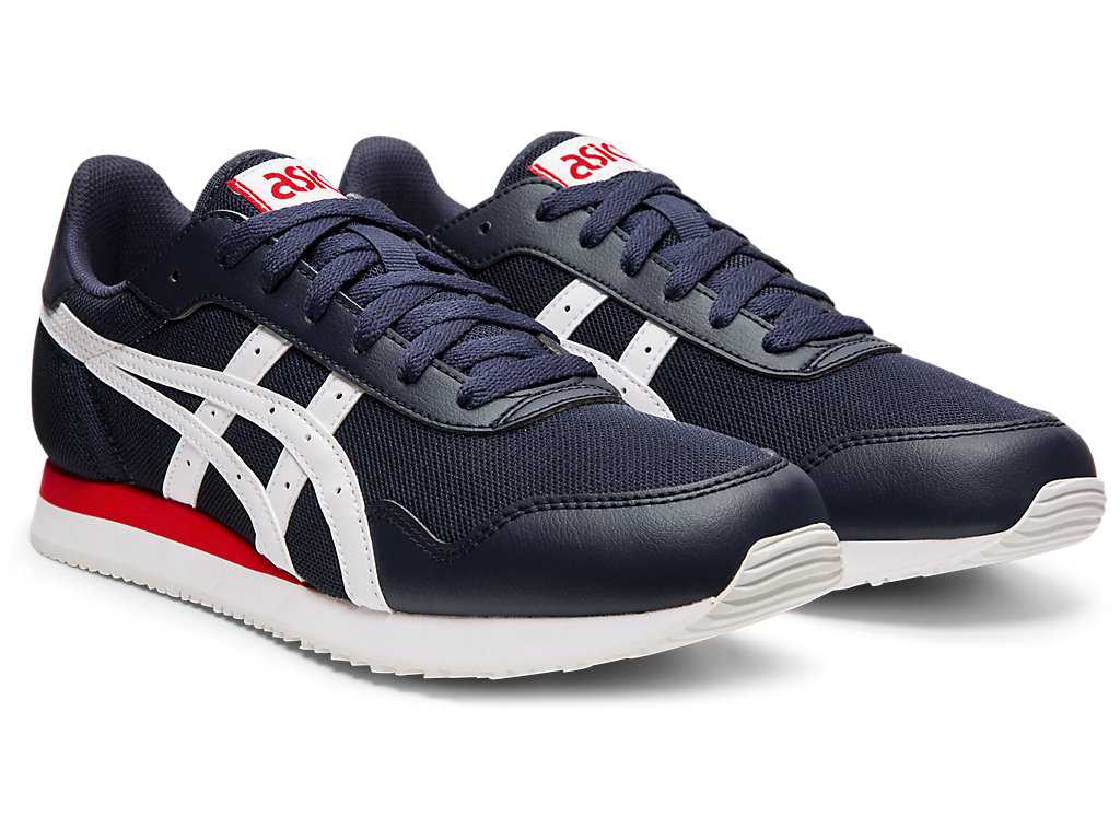 Buty Sportowe Męskie Asics Tiger Runner Białe | 62039-ZRPK