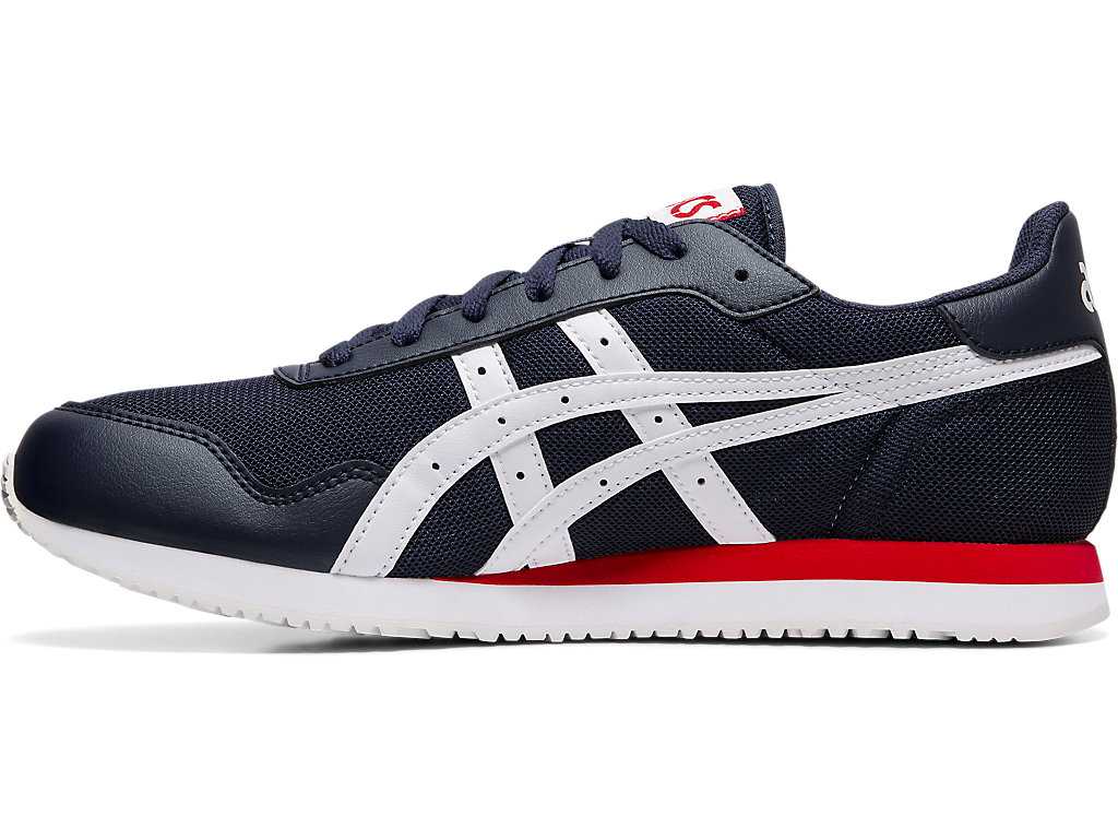 Buty Sportowe Męskie Asics Tiger Runner Białe | 62039-ZRPK