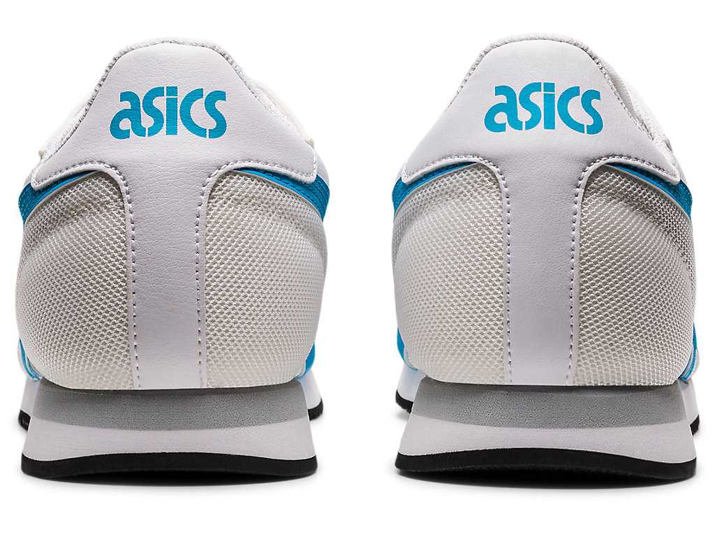 Buty Sportowe Męskie Asics Tiger Runner Białe Niebieskie | 64837-RJGX