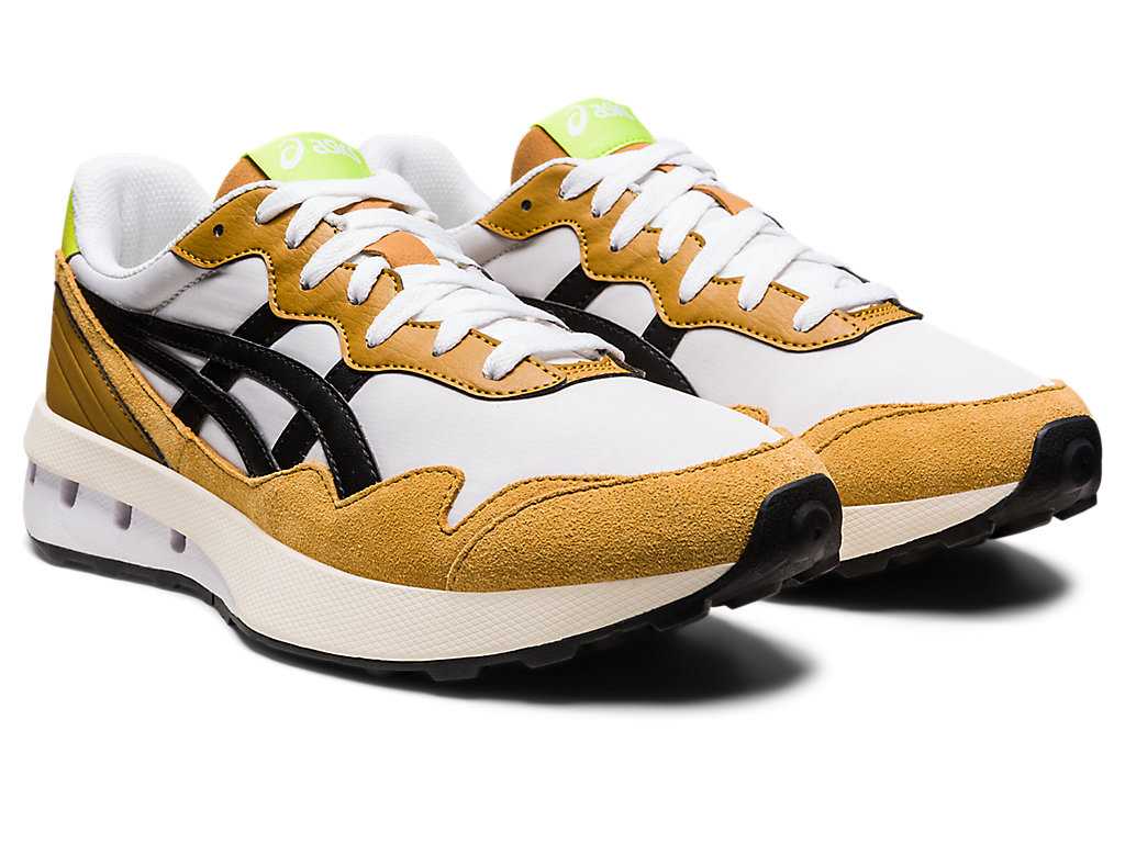 Buty Sportowe Męskie Asics X81 Białe Brązowe | 40963-XQJM