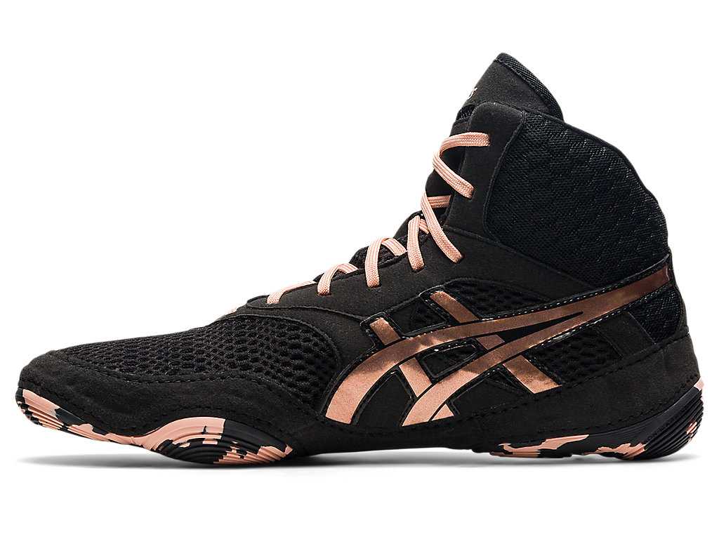 Buty Zapaśnicze Damskie Asics Matblazer Czarne Różowe Złote | 41293-DSUK