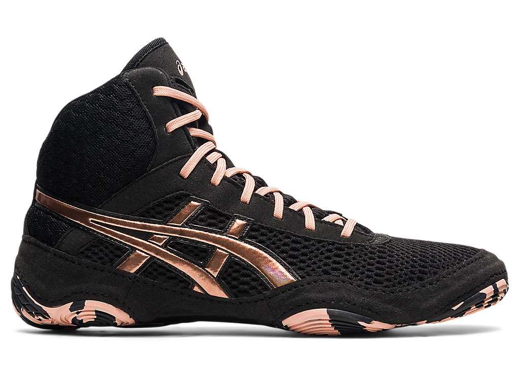 Buty Zapaśnicze Damskie Asics Matblazer Czarne Różowe Złote | 41293-DSUK