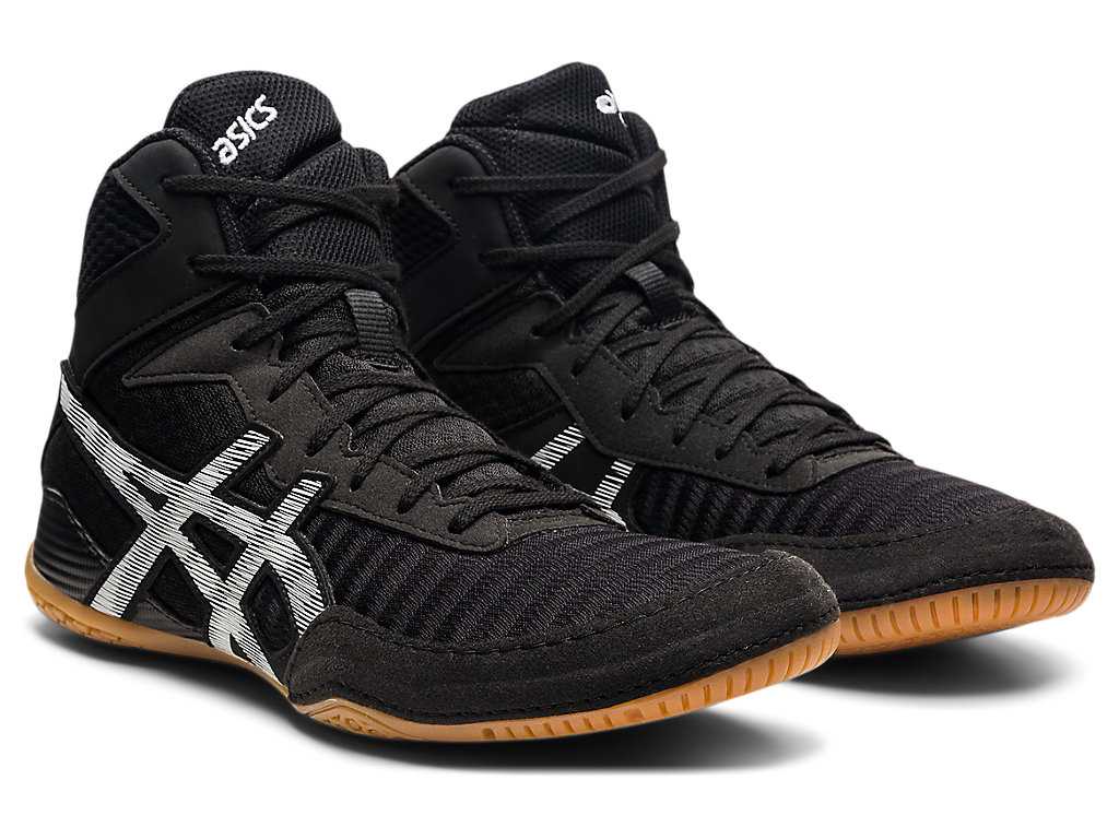 Buty Zapaśnicze Męskie Asics Matcontrol 2 Czarne Białe | 84951-ILPK