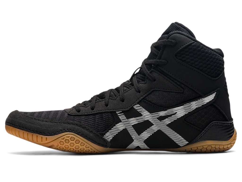 Buty Zapaśnicze Męskie Asics Matcontrol 2 Czarne Białe | 84951-ILPK