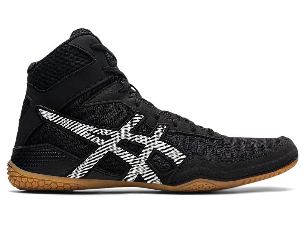 Buty Zapaśnicze Męskie Asics Matcontrol 2 Czarne Białe | 84951-ILPK