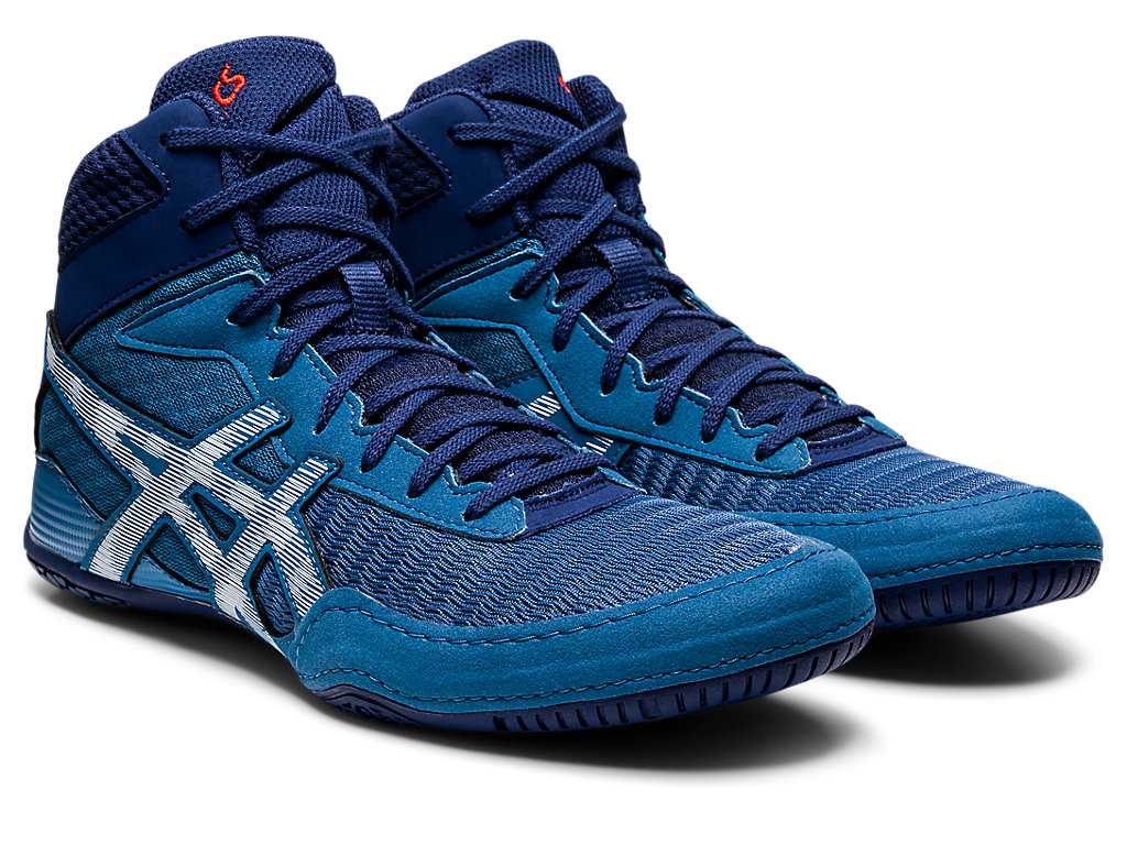 Buty Zapaśnicze Męskie Asics Matcontrol 2 Lazur Jasny | 90237-QLHN