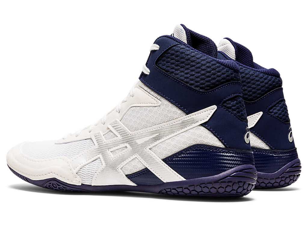 Buty Zapaśnicze Męskie Asics Matcontrol 2 Białe Srebrne | 91860-DVWB