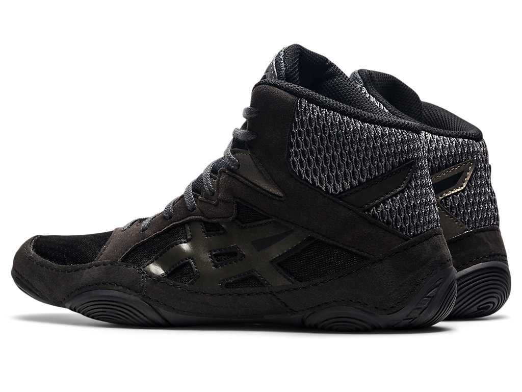 Buty Zapaśnicze Męskie Asics Snapdown 3 Czarne Szare | 57802-QMAI