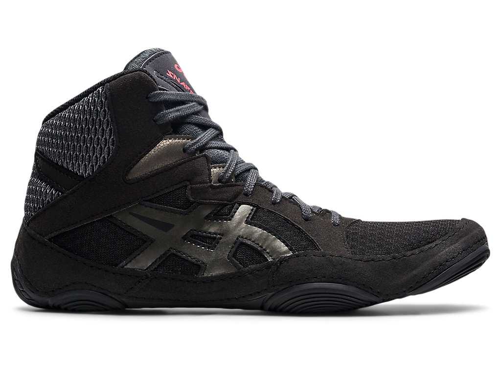 Buty Zapaśnicze Męskie Asics Snapdown 3 Czarne Szare | 57802-QMAI