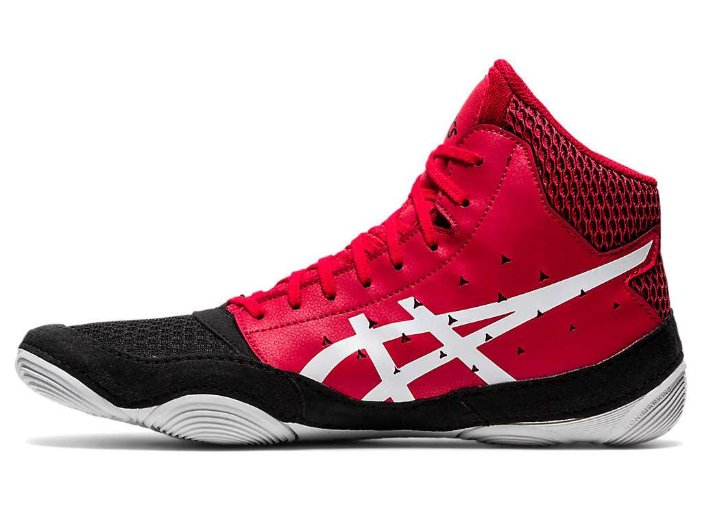 Buty Zapaśnicze Męskie Asics Snapdown 3 Czarne Białe | 70329-AKMZ