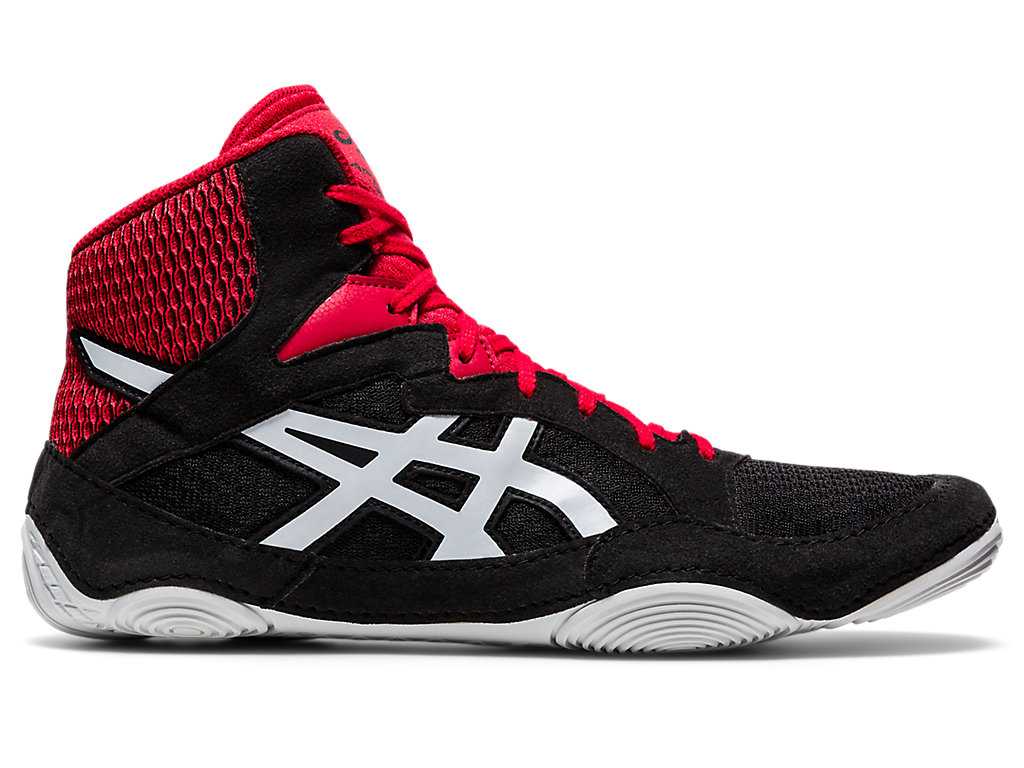 Buty Zapaśnicze Męskie Asics Snapdown 3 Czarne Białe | 70329-AKMZ