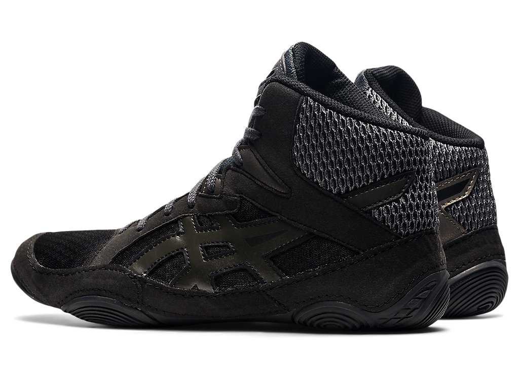 Buty Zapaśnicze Męskie Asics Snapdown 3 (2e) Czarne Szare | 80563-WEPQ