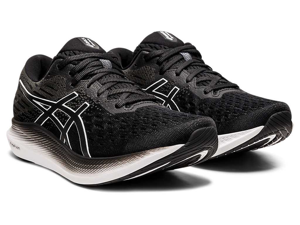 Buty do Biegania Damskie Asics Evoride 2 Czarne Białe | 04176-LFIP