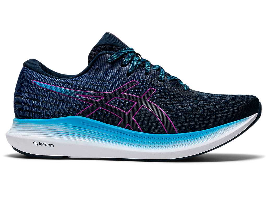 Buty do Biegania Damskie Asics Evoride 2 Niebieskie Fioletowe | 57382-KGWC