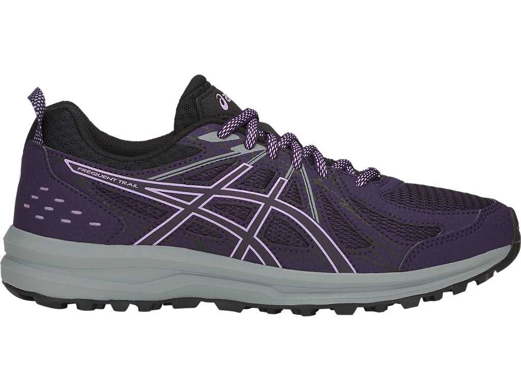 Buty do Biegania Damskie Asics Frequent Trailowe Czarne | 58324-WRHL