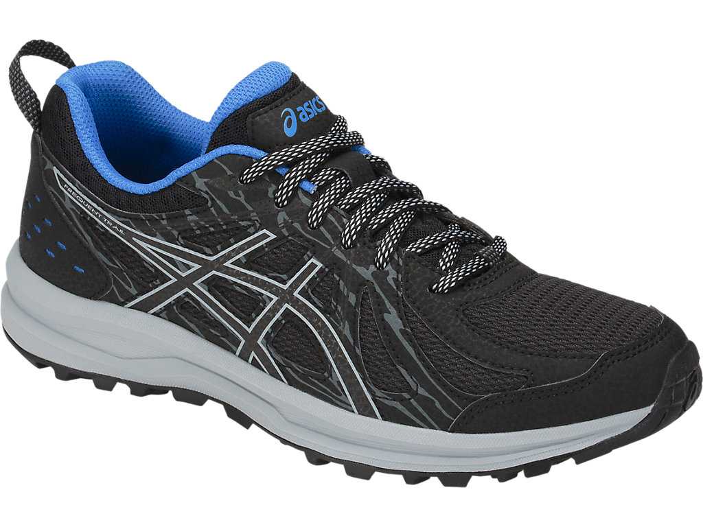 Buty do Biegania Damskie Asics Frequent Trailowe Czarne Szare | 84267-RSZK