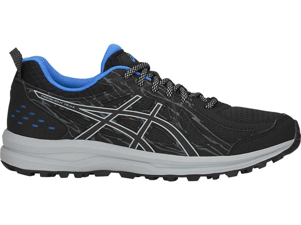 Buty do Biegania Damskie Asics Frequent Trailowe Czarne Szare | 84267-RSZK