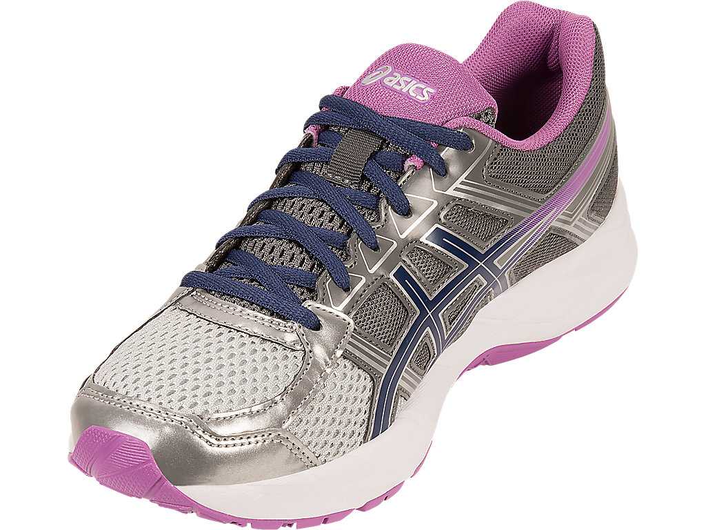 Buty do Biegania Damskie Asics Gel-contend 4 Srebrne Ciemny Szare | 28937-SPET