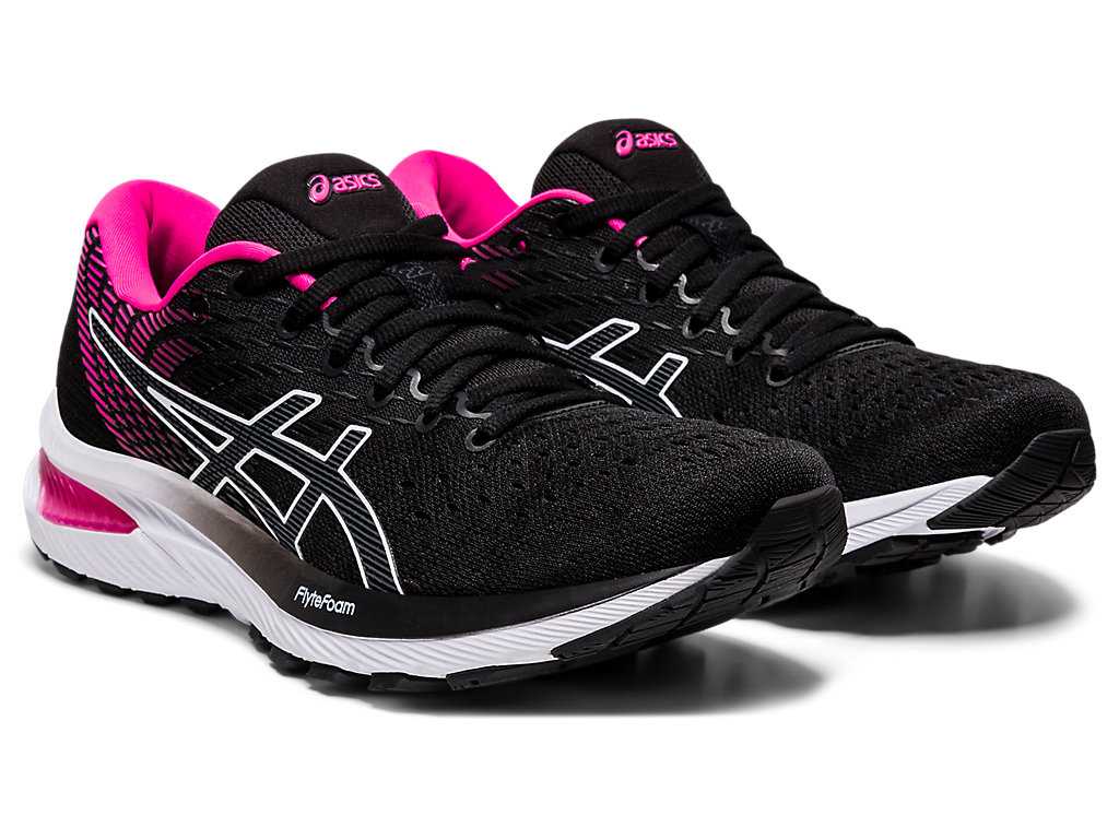 Buty do Biegania Damskie Asics Gel-cumulus 22 Czarne Różowe | 31427-LIUN