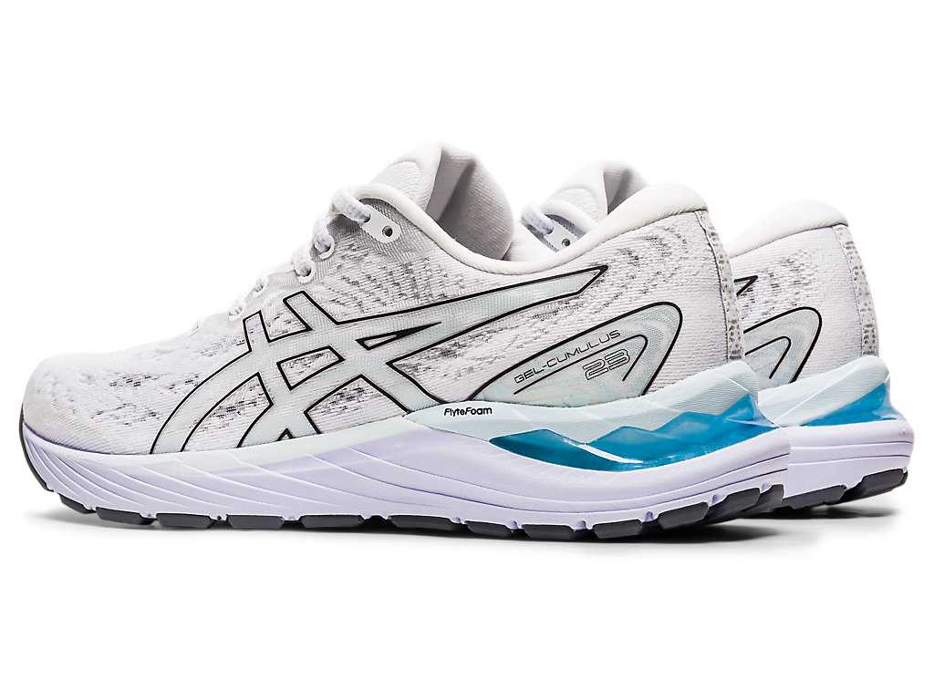 Buty do Biegania Damskie Asics Gel-cumulus 23 Białe Czarne | 31875-XLCA