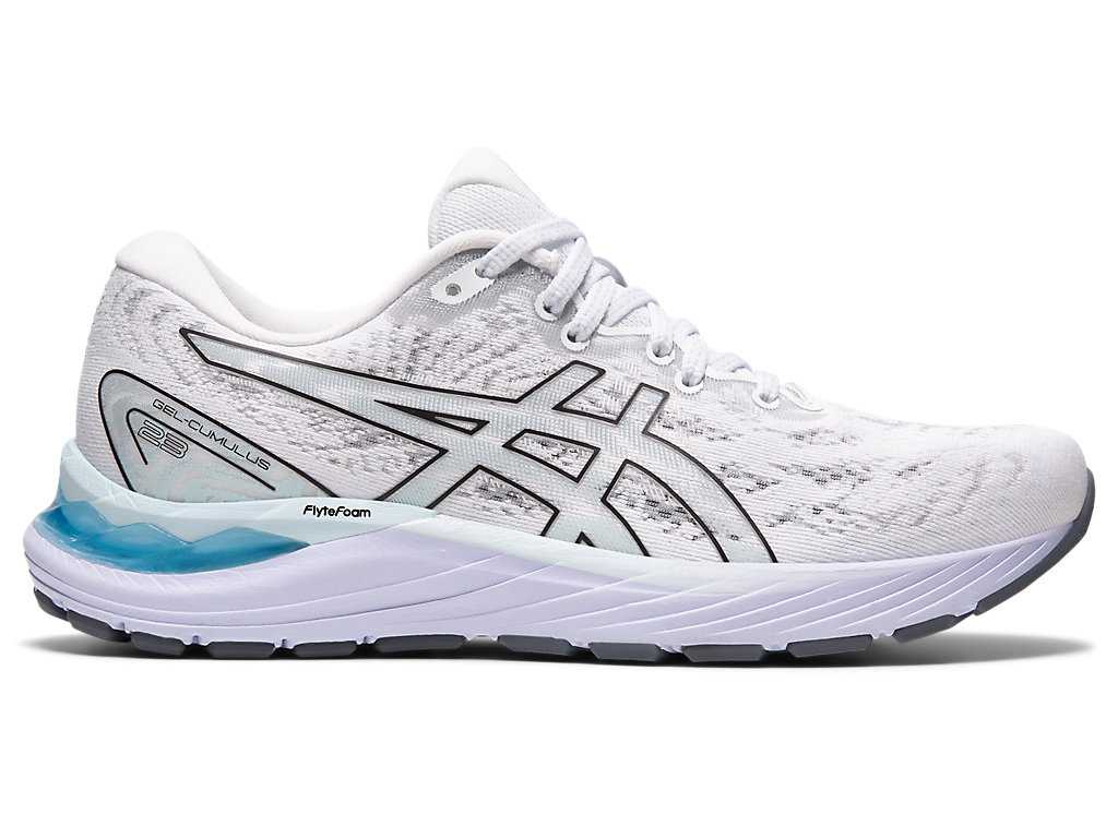 Buty do Biegania Damskie Asics Gel-cumulus 23 Białe Czarne | 31875-XLCA