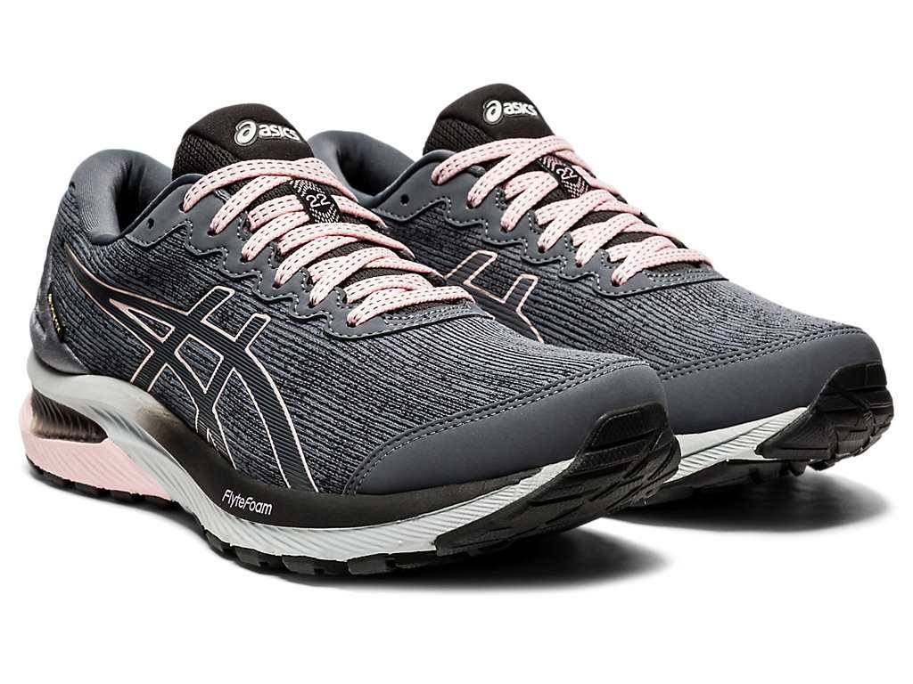 Buty do Biegania Damskie Asics Gel-cumulus 22 G-tx Szare Koralowe | 75183-AVPE