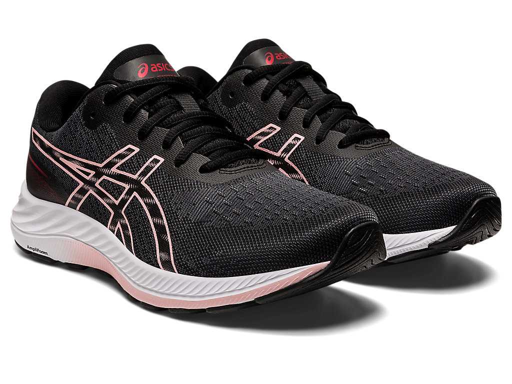 Buty do Biegania Damskie Asics Gel-excite 9 Czarne Różowe | 60753-QYBM