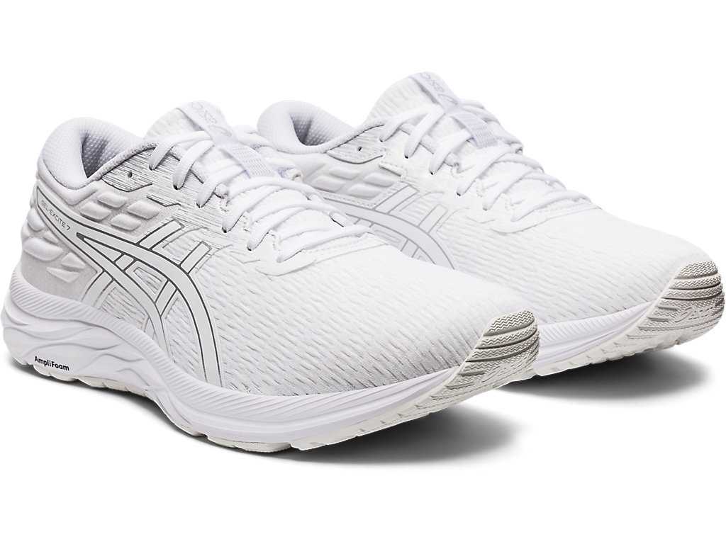 Buty do Biegania Damskie Asics Gel-excite 7 Twist Białe Białe | 85129-ZGJX