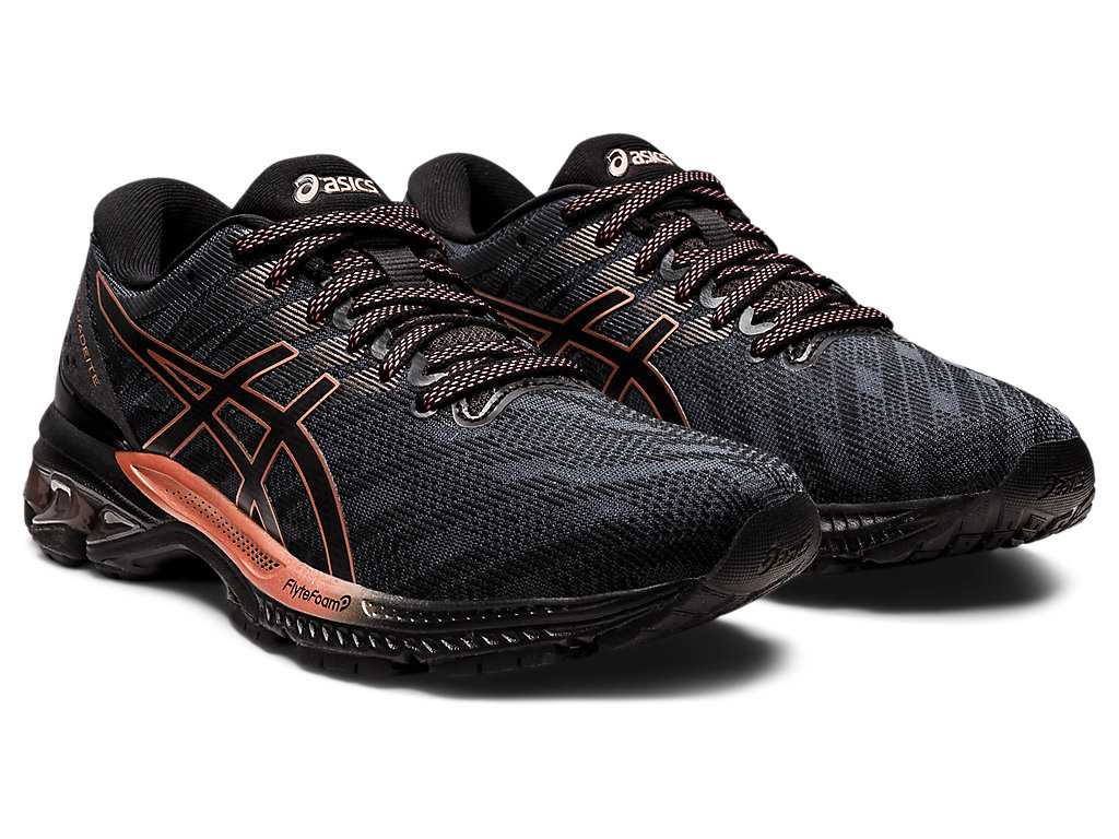 Buty do Biegania Damskie Asics Gel-jadeite Czarne Różowe Złote | 28745-HXQP