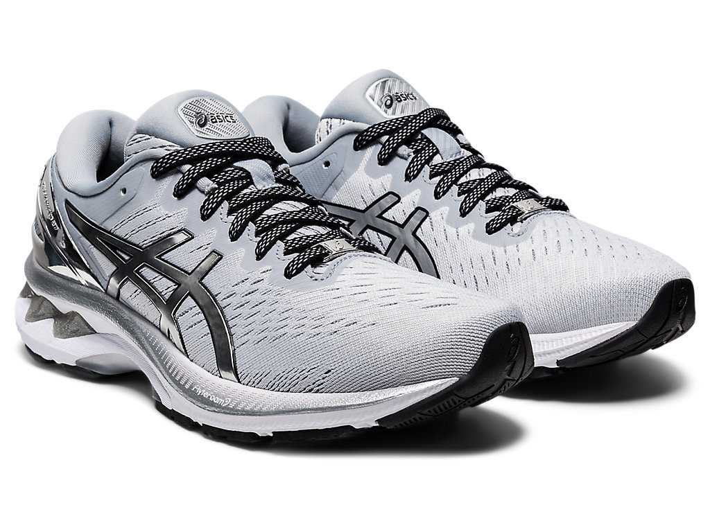 Buty do Biegania Damskie Asics Gel-kayano 27 Platinum Szare Srebrne | 02853-WRDJ