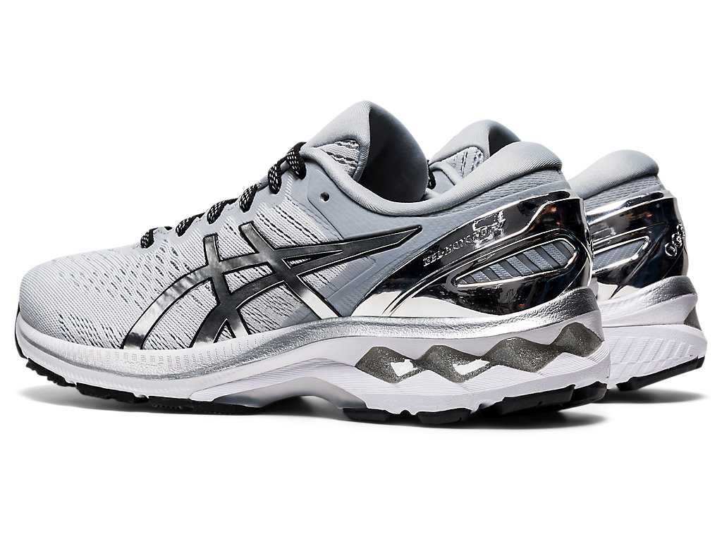 Buty do Biegania Damskie Asics Gel-kayano 27 Platinum Szare Srebrne | 02853-WRDJ