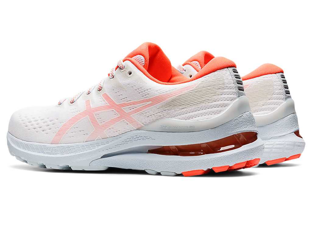 Buty do Biegania Damskie Asics Gel-kayano 28 Standard Jr Białe Koralowe | 06847-NAOW